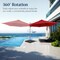 Best Choice Products 10ft 360° Rotating Cantilever Offset Hanging Patio Umbrella